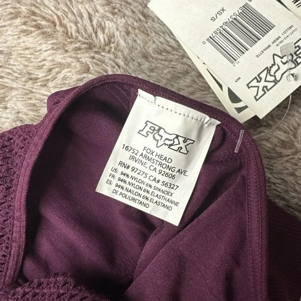 FOX RACING MOTOCROSS MESH BRALETTE TOP CAMI size XS-S New - Picture 7 of 14